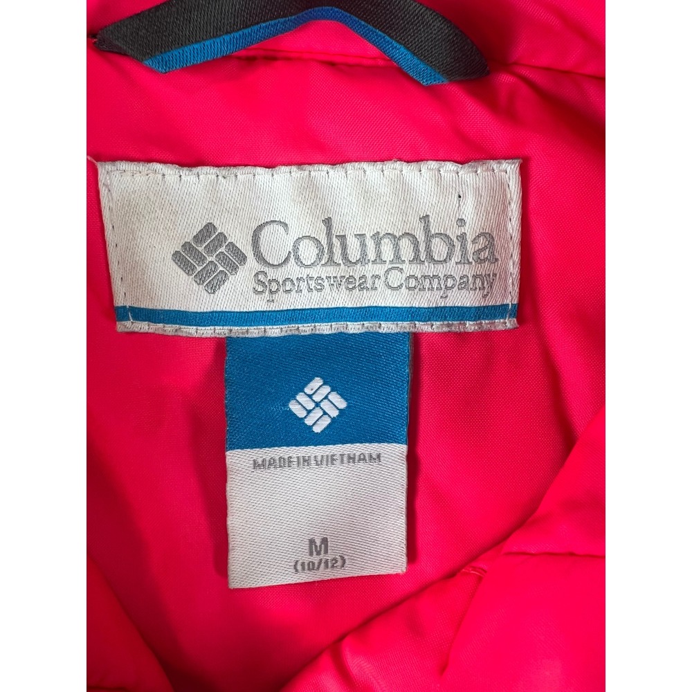 Columbia Winter Jacket Girls M 10/12 Black‎ Leopard Print Outgrown Hooded Parka - Picture 3 of 8